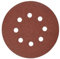 DEWALT DW4309 5-Inch 8 Hole 80 Grit Hook and LoopRandom Orbit Sandpaper (25-Pack)