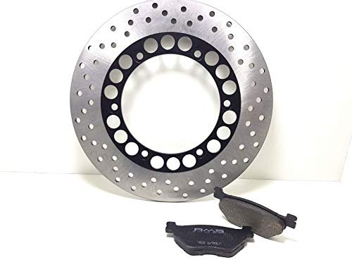 KIT DISCO FRENO E PASTIGLIE POSTERIORI YAMAHA T MAX 500 2000 2001 2002 2003