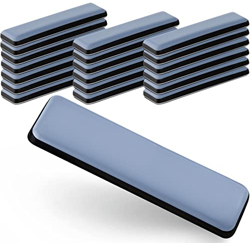 Filzada® 20x Teflongleiter Selbstklebend - 70 x 19 mm (eckig) - Profi Möbelgleiter/Teppichgleiter PTFE (Teflon)