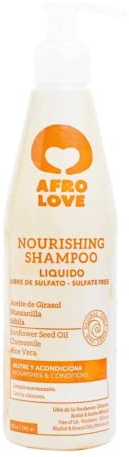 Afro Love Nourishing Shampoo Liquido 10 oz