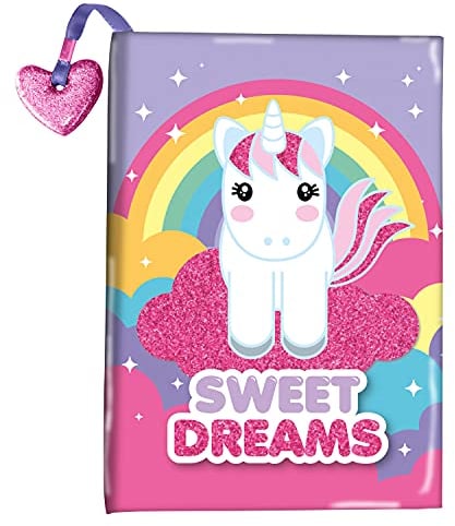 Tagebuch aus PVC und Glitzer, Kollektion Sweet Dream De Kids