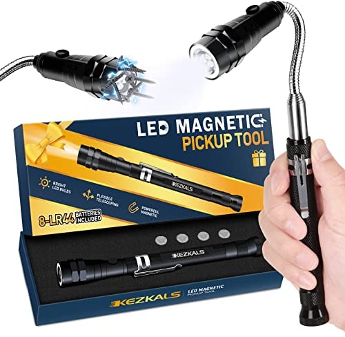 KEZKALS Adventskalender Füllung Männer, Geschenke für Männer, Teleskopmagnet Werkzeug mit LED, Lustige Geschenke für Männer, Geburtstagsgeschenk Gadgets für Männer, Weihnachtsgeschenke für Männer