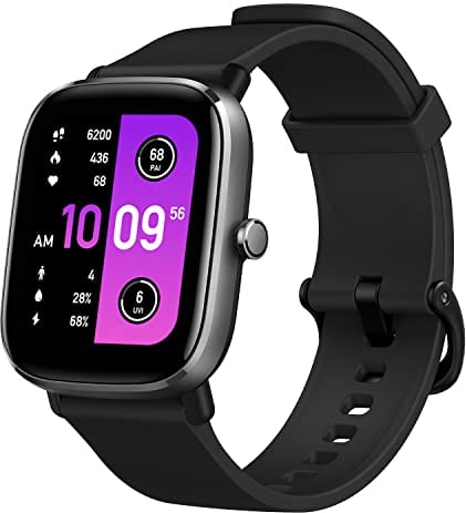 Amazfit GTS 2 Mini, 43 mm, Montre Connectée Femmes Homme Alexa Intégré, Autonomie de 14 Jours, Tracker d'activité avec SpO2, 70+ Modes Sportifs, Montre Connectée Sport GPS