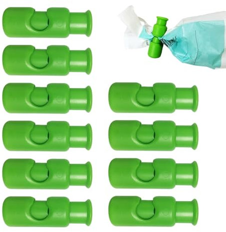 Bread Closer Clips, Snack Bread Sealing Clip - Pack of 10 Sealing Clips for Food Bags | Food Safe Reusable Food Preservation Clip That Easily Squeezes Together