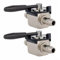 Feegow Kraftstoff-Gas-Absperrventil, Stahl, 6,35 mm (1/4 Zoll), für 48568 07-403, 2 Stück