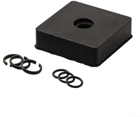 WIIYENA 3 Sets 3/8in Retaining Ring Clip with O-Ring for Electric/Pneumatic Type Impacts Wrench, Retainer Ring Anvil Install Tool Included