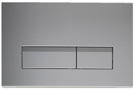 Modern Bathroom Concealed Cistern Chrome Dual Flush Plate Square