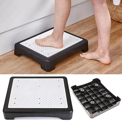 SUQ One Step Tabouret, Tabourets de Mobilité Antidérapants, Supporte 200kg, Étape de Mobilité pour Les Personnes Âgées et Les Adultes, Idéal pour Les Entrées Intérieures et Extérieures