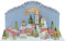 Zauberhafter Weihnachtsmarkt: Adventskalender zum Basteln, Aufstellen und Selbstbefüllen