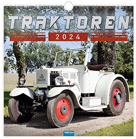 Trötsch Technikkalender Traktoren 2024: Wandkalender Technikkalender