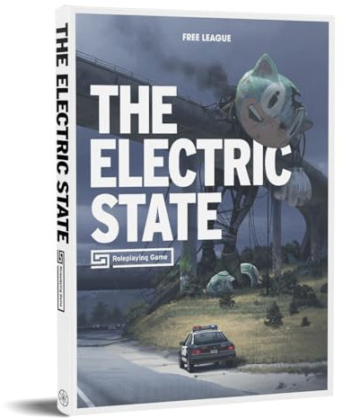 Free League: The Electric State RPG Core Rulebook (SciFi RPG, Hardback) für 2 bis 6 Spieler ab 14 Jahren