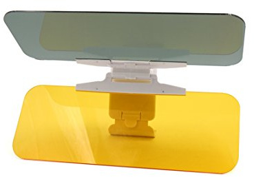 Sourcingmap Visor Flip Down Sunshield Day Night Vision for Car | Anti-glare Sun, Yellow