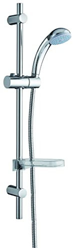 Wirquin 60721658 Kit barre de douche D18 Equo 1 jet, chromé