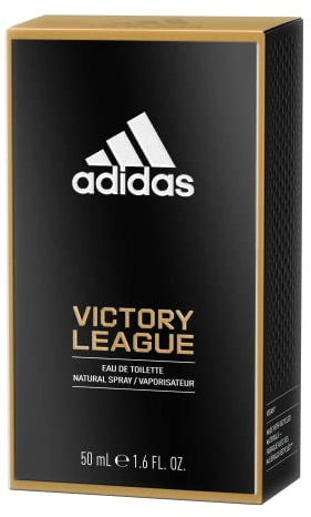 adidas Victory League Eau de Toilette - Profumo stimolante da uomo con olio essenziale e muschio, 50 ml