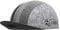 ABUS Race Cap - stylische Cycling Cap mit Sweatband - Schutz vor Sonne, Insekten und Schweiß - passt unter den Rennradhelm - für Damen und Herren - Weiß/Grau mit Muster, Größe S