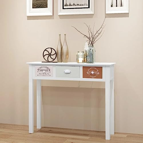 Youuihom Foyer-Schränke, Wohnzimmer Schrank, Konsolenschränke, Geeignet für Wohnzimmer, Schlafzimmer, Bäder, Flure, Konsolentisch Französischer Stil Holz
