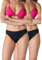 Lovable Costume Da Bagno Mestruale, Slip Da Ciclo Lavabile E Riutilizzabile, Flusso Medio, Swimwear Period Panties Bi-pack, Slip Donna, Nero, L