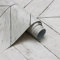 CiCiwind Self Adhesive Wallpaper White Herringbone Wallpaper 42.7cm×10m Geometric Wood Effect Peel and Stick Wallpaper Wood Contact Paper Stick Back Plastic Waterproof Wall Furniture Vinyl Film