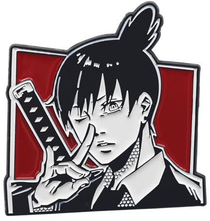 Amasukami Anime Characters Hayakawa Aki Badge, Small, Metal, No gemstone