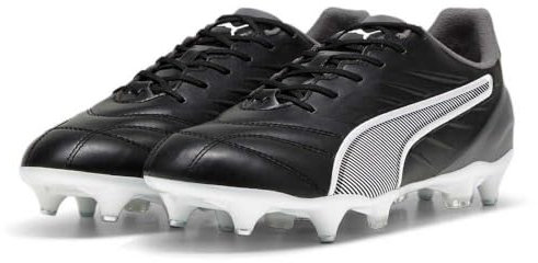 PUMA King PRO MXSG, Scarpe da Calcio Unisex-Adulto, Black White-Cool Dark Gray, 46 EU
