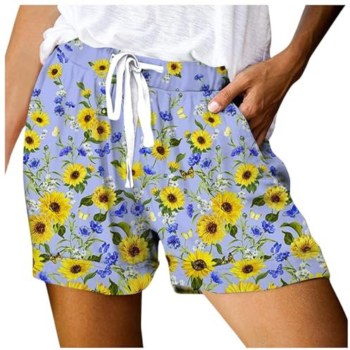 Pantalon Corto para Correr Mujer Pantalon Corto Deporte Blanco Mujer Short Mujer Gym Pantalones Cortos para Chica Mom Jeans Corto Short Jardinera Mujer Pantalon Corto Plateado Jean Bota Ancha Corto