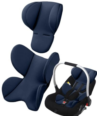Ruwshuuk Baby Autositzeinlage | Autositz Kopf & Körper Unterstützung | Extra weiche Einlage Kissen Pad für Autositze Kinderwagen Kinderwagen Träger Liege Kopf und Körper Stützkissen für Kinder