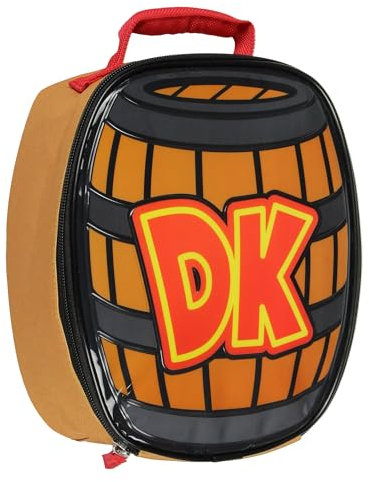 Nintendo Donkey Kong DK isolierte Lunchtasche für heiße und kalte Speisen, Getränke und Snacks