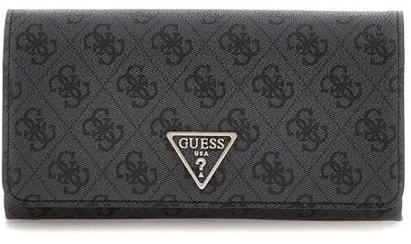 GUESS Noelle Xbody Flap Organizer Coal Logo