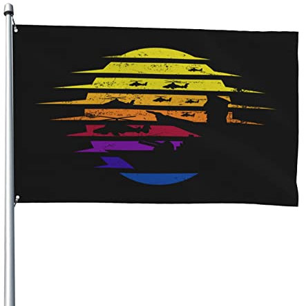 Garten Flagge Generäle Im Krieg Flaggen Mit Öse Dekoration Hof Flaggen Lustige Breeze Flagge, Für Garten, Drinnen Und Draußen, 90x150 cm