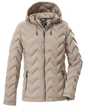 Killtec Damen Kow 23 Wmn Qltd Jckt Steppjacke/Funktionsjacke in Daunenoptik mit Kapuze