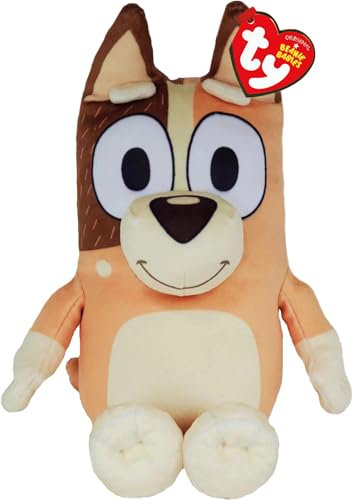 TY Bluey Chilli Kuscheltier für Kinder, Sammlerteddy aus Plüsch, Kuscheliges Stofftier für Babys, Offizielle Beanie Babies Kollektion, Kuscheltiere für Kinder