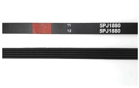 zoubeqie 2 Pieces 5PJ1880 Belts Compatible For MIELE Tumble Dryer 5689130 1880J5 5PJ 1880 DRIVE BELT 05689130 07097440