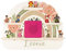 Kidsmood - Tonie Regal Mädchen mit Schutzfolie, Magnetisches Regenbogen Wandregal fürs Kinderzimmer, Aussparung für Ladegerät & Kabel – Geschenk für kleine Prinzessinnen mit Blumen Muster