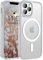 ORDA Magnetic Case for iPhone 11 Pro Case Compatible with MagSafe,for iphone 11 pro phone case Translucent Matte Back Slim,Military Grade Drop Proof Hard Back Protective Cover 5.8-Frosted Transparent