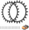 Moupaa Brocas robóticas para cortacésped Worx Landroid L Modelo WR153E, WR155E, WR147E.1, WR148E, 225 mm para potenciador de tracción, 2 puntas antideslizantes y 14 tornillos