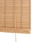 Rollo Bambus Jalousie Outdoor 85% Blackout Retro Bambusrollo Anti-UV Sichtschutz Sonnenschutz Holzrollo Natur Raffrollo Vorhang 50 65 90 100 120 130 140 150 160 170 180cm Breit für Garten Terrasse