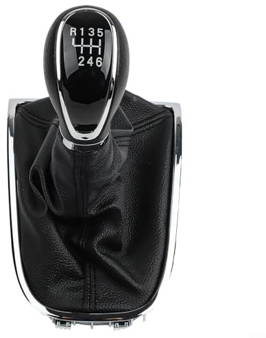 CARMOTTER Pomo de palanca de cambios de coche, 6 velocidades, cubierta de palanca de cambios manual para Opel Astra (2009-2014)