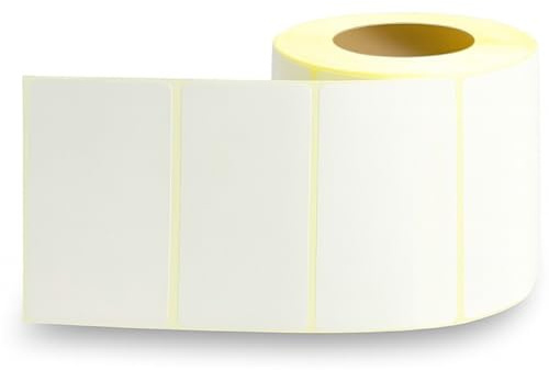 ZM Market Hsl - 1000 Etichette Adesive Termiche 60x40mm per Stampante Termica – Etichette per Barattoli, Alimenti HACCP, Spedizioni, Personalizzabili, Carta Autoadesiva su Rotolo Kit 1