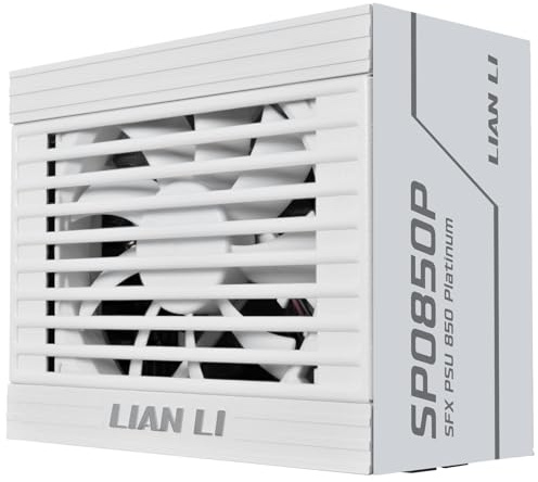 Lian Li SP0850P SFX Netzteil – 850W Weiß | 80 Plus Platinum Effizienz, vollmodular, ATX 3.1 & PCIe 5.1, kompakt & leise, ideal für High-End Gaming