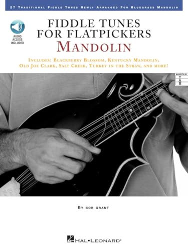 Bob Grant Fiddle Tunes For Flatpickers Mandolin Book/Cd