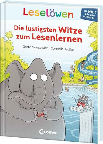 Leselöwen - Die lustigsten Witze zum Lesenlernen: Lesen lernen mit Spaß! - Kurze Texthäppchen mit Silbenfärbung für den schnellen Leseerfolg - Für Kinder ab 6 Jahren