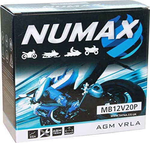 Numax 51913 (MB12V20P) Sealed MotorBatterie Moto