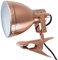 MiniSun | Retro Style Satin Copper Domed Clip On Table Lamp | Clip Lights, Home Décor & Improvement Essential