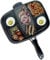 InGenious Lazy Man Frying Pan Multi Hob Cooker 5-in-1 Breakfast Cooking Skillet