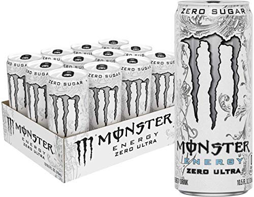 Monster Energy Zero Ultra zuckerfreier Energydrink, 310 ml, 12 Stück