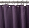 VANZAVANZU Rideau de Douche Motif Gaufre avec Anneaux en Métal Imperméable Anti-Moisissures Polyester Tissu Rideau Salle de Bain Lourd pour Baignoire Cabine de Douche - 92x182CM (Violet)