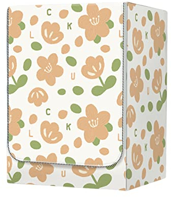 FANSU Couvercle pour machine à laver ou sèche-linge à tambour, Gris Housse pour Machine Lave-Linge Couvercle de Protection, Imperméable Anti-Poussière Anti-Pluie (M-8-10kg,Feuille verte)