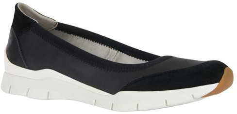 Geox D Sukie A, Mocasines Mujer, Negro, 38 EU