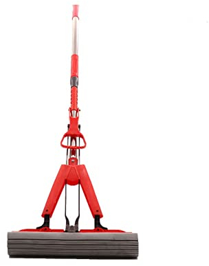 Spray Mop Collodio Pieghevole Lavaggio a Mano Libera Lavapavimenti autofilettanti per la casa Pulizia del Pavimento Cotone in Gomma Assorbente per Uso Asciutto e Bagnato Better Life