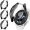 [3Stück] Kamita Hülle Kompatibel mit Samsung Galaxy Watch 7 44mm Schutzhülle, Weich TPU Bumper Case mit Displayschutzfolie, Stoßfest Volle Abdeckung Schutz Hüllen für Samsung Watch7 (Schwar*3)